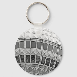 Tv Tower (Fernsehturm), Berlin, Artistic (tv15bw) Key Ring