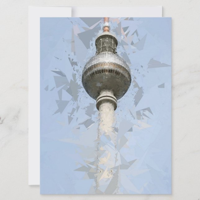 TV Tower Fernsehturm Berlin, Germany (Front)