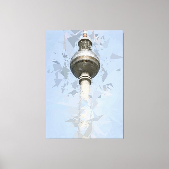 TV Tower Fernsehturm Berlin, Germany Canvas Print (Front)