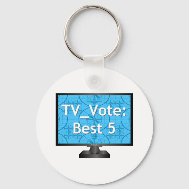 TV Vote Official Keychain (Front)