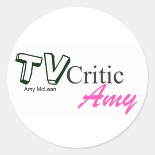 TVCriticAmy logo stickers