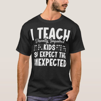 Tvi Teacher Appreciation Magical Visually Impaired T-Shirt