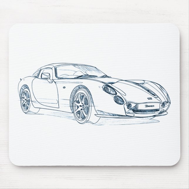 TVR Tuscan Mouse Mat (Front)