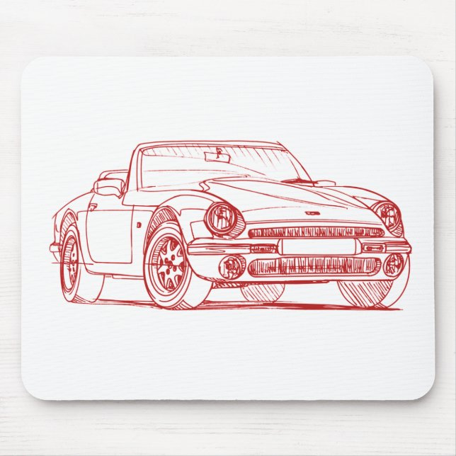 TVR V8S 1994 MOUSE MAT (Front)
