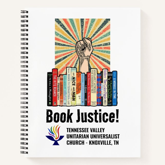 TVUUC - Book Justice!  (Front)