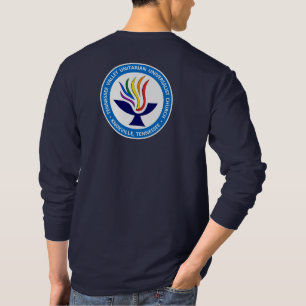 TVUUC Chalice Logo Medium Blue Circle T-Shirt
