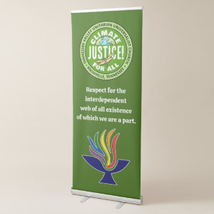 TVUUC Climate Justice! For All Retractable Banner