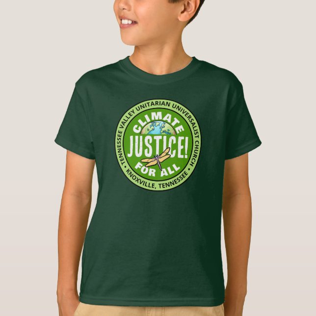 TVUUC Climate Justice! for ALL T-Shirt (Front)