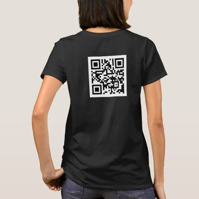 TVUUC QR Code to Website T-Shirt (Back)