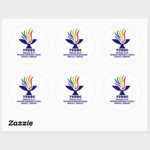 TVUUC Tennessee Valley Unitarian Universalist Classic Round Sticker