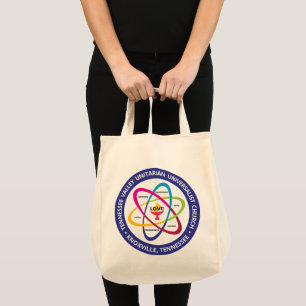 TVUUC UUA Shared Values Atom Tote Bag