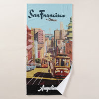 TWA San Francisco Poster chromolithograph art
