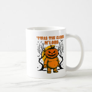 Twas The Carbs M'lord Fat Pumpkin Retro Spooky Hal Coffee Mug