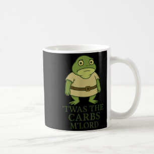 Twas The Carbs Mlord Funny Frog Meme Mediaeval  Coffee Mug