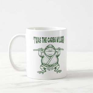 Twas The Carbs M'Lord Medieval Frog  Meme Fat Toad Coffee Mug