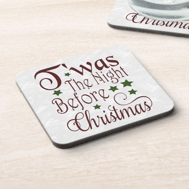 Twas the Night Before Christmas Coasters (Left Side)