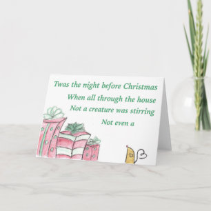 twas the night before christmas holiday card