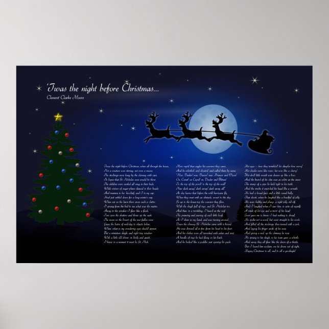 'Twas the Night Before Christmas Poster (Front)