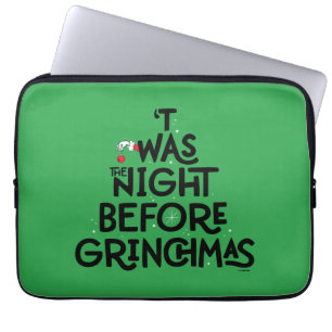 'Twas the Night Before Grinchmas Laptop Sleeve