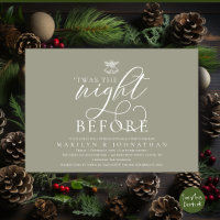 'Twas The Night Before Mistletoe Wedding Bells