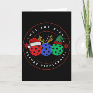 Twas The Night Before Picklell Ugly Christmas Xmas Card
