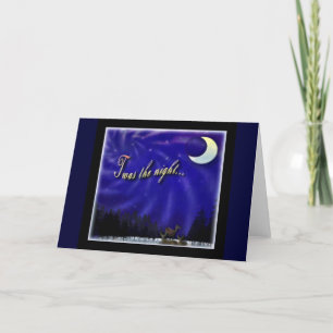 Twas the night card
