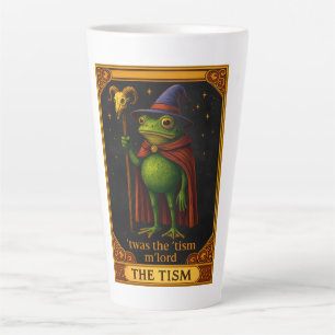 T'was The 'Tism M'Lord Frog Meme Autism Awareness Latte Mug