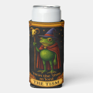 T'was The 'Tism M'Lord Frog Meme Autism Awareness Seltzer Can Cooler