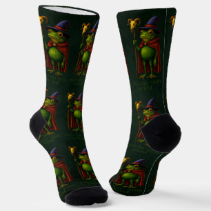 T'was The 'Tism M'Lord Frog Meme Autism Awareness Socks