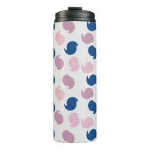 Tweaked Circles Pattern Design Thermal Tumbler