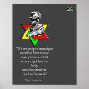 Tweaks Clothing - Marcus Mosiah Garvey Quote - Jam Poster