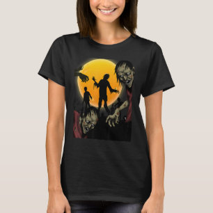 TWEAR TEE's Halloween Zombie Dead Walking Scary Co T-Shirt