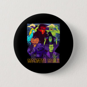 Twear Tee's Monster Mash Halloween Costume Fun Mon 6 Cm Round Badge