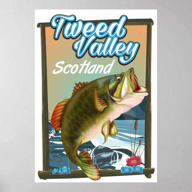Tweed Valley Scotland Fishing poster (Front)
