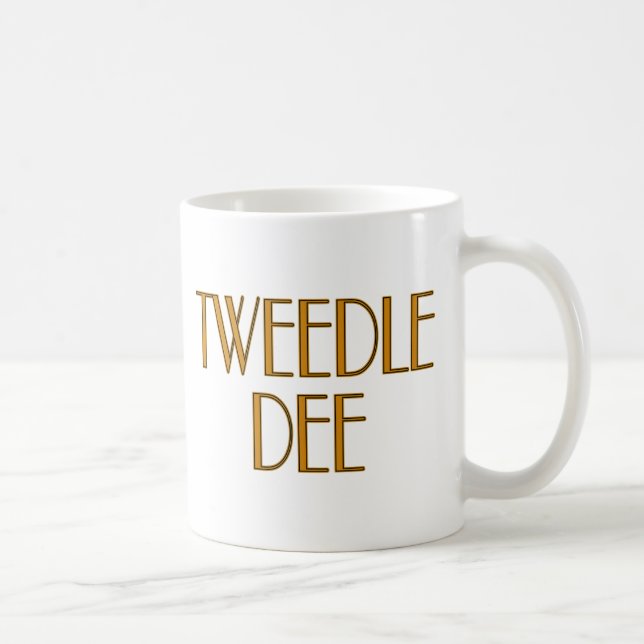 Tweedle Dee Coffee Mug (Right)