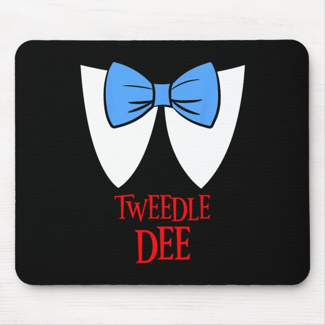 Tweedle Dee Costume Halloween Fairytale Character  Mouse Mat (Front)
