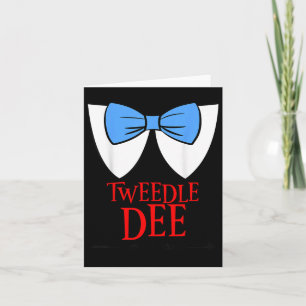 Tweedle Dee I'm With Dum - Lazy Couple Halloween C Card