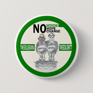 TweedleBama & TweedleMitt 6 Cm Round Badge
