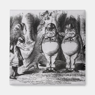Tweedledum and Tweedledee Magnet