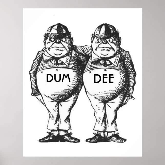  Tweedledum and Tweedledee Poster (Front)