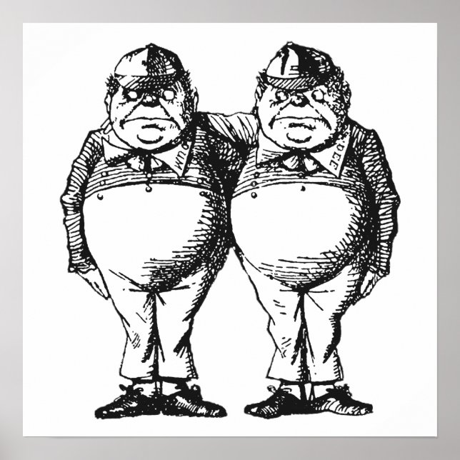 Tweedledum & Tweedledee Poster (Front)