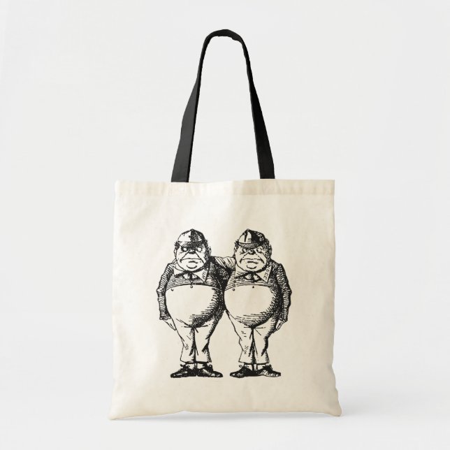 Tweedledum & Tweedledee Tote Bag (Front)