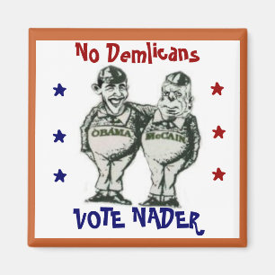 Tweedledumb and Tweedledumber Square Magnet