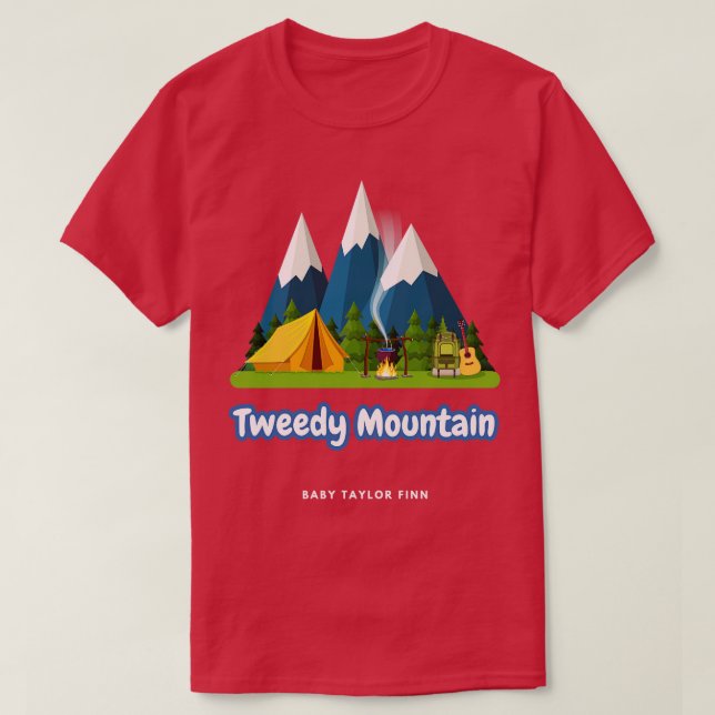 Tweedy Mountain T-Shirt (Design Front)