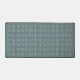 Tweedy Wool Grey and Sage Desk Mat