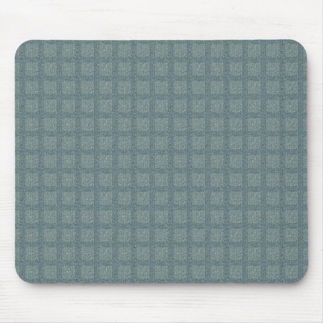 Tweedy Wool Grey and Sage Mouse Mat (Front)