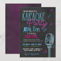 Tween/Teen Karaoke Birthday Party