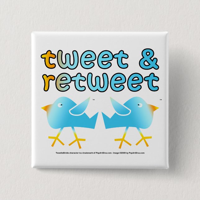 Tweet And Retweet Buttons (Front)