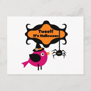 Tweet Halloween T-shirts and Gifts Postcard