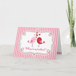 Tweet Love Bird Card